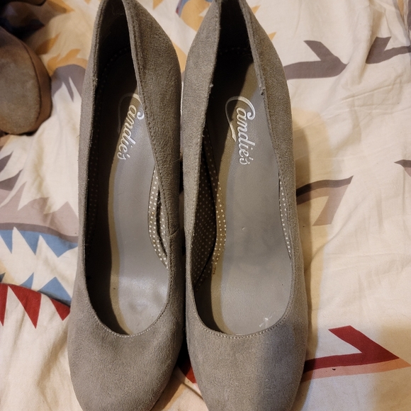 Candies grey platform heels 10 - Picture 3 of 3